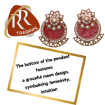 Hand Made Multi colour changable earrings Alloy, Gold Plated Adjustable Stone Pearls, Oversized Studs - Image 2