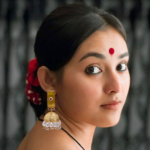 Exclusive Women Traditional monalisa stone Gold Tone Jhumki Earring - Image 5