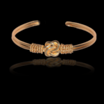 Elegant Handcrafted Gold-Plated Brass Alloy Bracelets for Women & Girls - Image 3