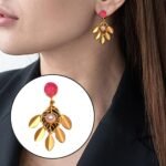 R.R. Traders Brass Drop Earrings - Image 3