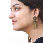 R.R. Traders Gold-Plated jhaler Jhumka Earrings for women & girls - Image 2