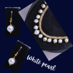 R.R. Traders Latest Crystal Pearl Design Necklace Jewellery Set for Women & Girls - Image 2