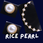 R.R. Traders Hand crafted  Pearl Beaded Necklace & Earrings Set for women & girls - Image 2