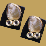 R.R. Traders Mother Of Pearls Necklace with earrings for women & girls - Image 3