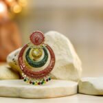 R.R. Traders Oxidised Multicolored Chandbali Earrings for women & girls - Image 4