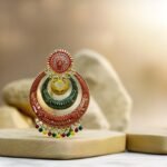 R.R. Traders Oxidised Multicolored Chandbali Earrings for women & girls - Image 6