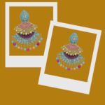 R.R. Traders Multicolor drop earrings-Indian earrings,ethic jewellery/Drop dranglers for women & girls - Image 5