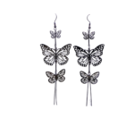 R.R. Traders 3 Butterfly Hanging Ear Rings for women & girls