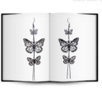 R.R. Traders 3 Butterfly Hanging Ear Rings for women & girls - Image 3