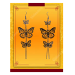R.R. Traders 3 Butterfly Hanging Ear Rings for women & girls - Image 4