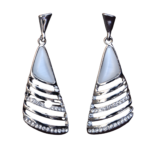 R.R. Traders Trendy silver tonned contemporary ear cuff ,dangle Earring  for Girls & Women
