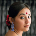 R.R. Traders exclusive  ethnic silver oxidized long Radha-Krishan jhumka earrings for women & girls - Image 2