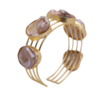 R.R. Traders Mother of pearl brass bangle, free size for women & girls